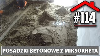 114 Posadzki maszynowe krok po kroku Wylewka betonowa Wylewka na ogrzewanie podłogowe Miksokret [upl. by Cloutman]