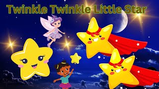 Twinkle Twinkle Little Star  Kids Songs  Baby Songs  Nursery Rhymes  Tinys Little World [upl. by Roon84]