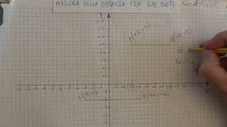 Piano cartesiano 3 distanza tra 2 punti prima parte [upl. by Aihsel962]