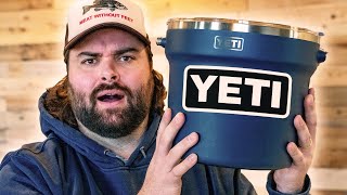 200 YETI Ice Bucket vs 2 Bag of Ice [upl. by Margit]