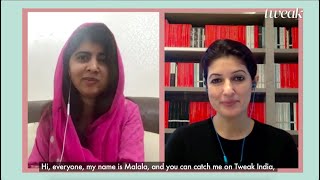 Using your voice to help others with Malala Yousafzai and Twinkle Khanna [upl. by Eillib441]