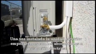 instalación de aire acondicionado [upl. by Annas]