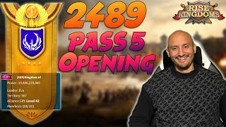 2489 Smashing  Pass 5 Opening  Rise Of Kingdoms [upl. by Anastassia]