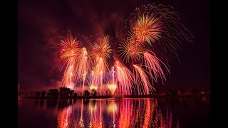 Spectacular drone video from the Melaleuca Freedom Celebration  largest fireworks show in the west [upl. by Godspeed]