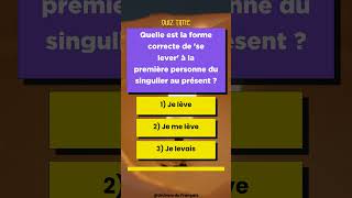 quotQuiz De Conjugaison Française  Les Verbes Réfléchisquot [upl. by Ronnoc]