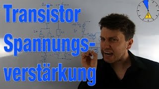 Transistor Spannungsverstärkung berechnen [upl. by Enahsal]