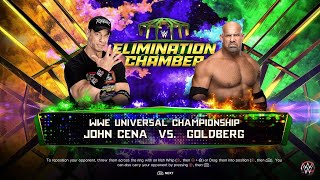 John Cena vs Goldberg Legendary Battle for the Universal Championship [upl. by Eppie]