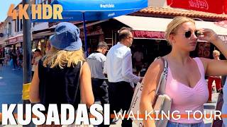 Kusadasi Turkey Captivating 4K HDR Walking Tour of Kusadasi City Center A MustSee Experience [upl. by Henryson156]