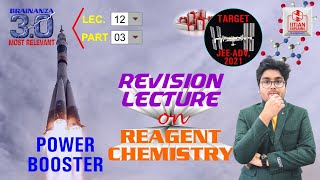 🔴 JEE Adv Reagent Chemistry  Most Relevant for Advance  IITian Explains 🔥 [upl. by Zalea8]