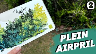 Plein Airpril Vlog  Day 2 [upl. by Eceinal]