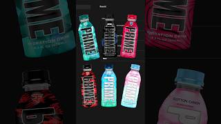 How to make your own PRIME design Hydration drink flavors photoshop prime viral ksi shorts [upl. by Phip176]