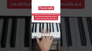 Passacaglia piano tutorial Fácil passacaglia piano fortaleza pianotutorial [upl. by Valdemar]