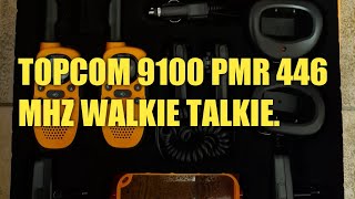 Topcom 9100 pmr 446 MHz walkie talkie [upl. by Greiner]