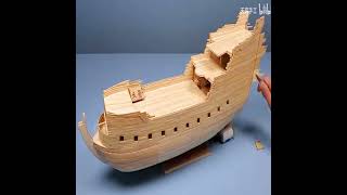 Wooden boat making a beautiful talented 😍😍 fantastic 👍 [upl. by Labors]