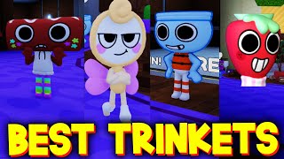 BEST TRINKETS FOR SPROUTFINNGLISTENCOSMO TOONS in DANDYS WORLD ROBLOX [upl. by Sayers247]