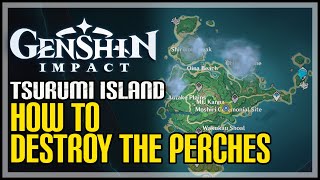 Destroy The Perches Puzzle Genshin Impact [upl. by Aicilaanna191]