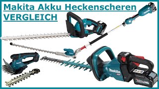 Makita AkkuHeckenscheren TEST  Vergleich aller Makita Akku Heckenschneider [upl. by Itirahc]