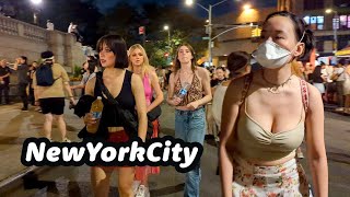 🇺🇸 NEW YORK CITY Walk 4K 🥠NYC Chinatown Night Walk 🥡 China Town Market and Streets Exploration [upl. by Anes820]