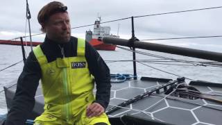 Fastnet Race day 2 update onboard HUGO BOSS [upl. by Arriaes444]