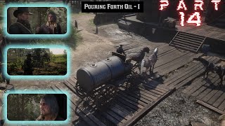 Red Dead Redemption 2  Pouring Forth Oil  Stealing A Cornwall oil Wagon For John [upl. by Parette859]