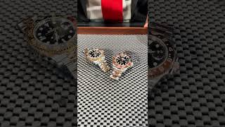 Rolex GMT Master II Steel and Gold Black Dial Watches  SwissWatchExpo [upl. by Akahs287]