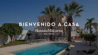 Large and well maintained villa with many terraces and private pool  SkandiaMäklarna Torrevieja [upl. by Nwahsek]