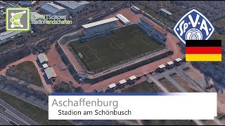 Stadion am Schönbusch  Viktoria Aschaffenburg amp Aschaffenburg Stallions  Google Earth  2016 [upl. by Sparhawk]