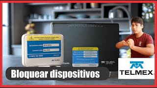 Cómo bloquear dispositivos conectados de mi wifi Telmex  Elimina intrusos de tu Red [upl. by Nomael429]