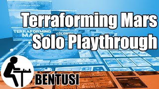 Terraforming Mars Solo Playthrough Bentusi [upl. by Bertine122]