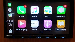 Carplay and Android Auto on Kenwood DMX7704S [upl. by Oilenroc853]