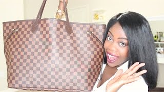 Louis Vuitton Neverfull GM Damier Ebene  Unboxing [upl. by Etiam552]