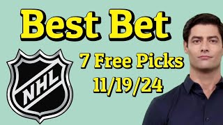 quot🔥 Top NHL Picks amp Predictions for 111924 – Win Big Tonight [upl. by Theresina]