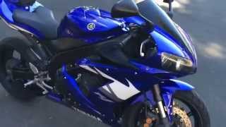 2005 Yamaha R1 with Full Titanium GYTR Exhaust [upl. by Hotze472]