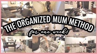 THE ORGANIZED MUM METHOD  Using TOMM for a Week How to Keep Your House Clean [upl. by Wylma908]