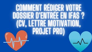 Comment rédiger votre dossier pour rentrer en école aidesoignant [upl. by Maye]