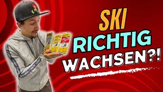 Perfekte Gleiteigenschaften Ski wachsen mit und ohne Bügeln – Tipps und Tricks [upl. by Choong]