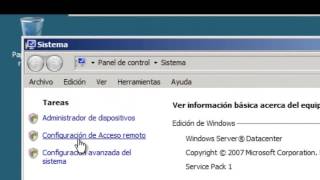 Configuración y funcionamiento de Escritorio remoto Windows Server 2008 [upl. by Aicat437]