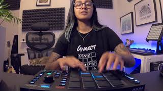 BRAND NEW AKAI MPC Studio  Live Finger Drumming  Gnarly [upl. by Gosney]