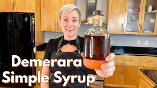 How to make Demerara Simple Syrup [upl. by Ainnos]