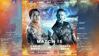 Carlo Biado vs Jayson Shaw  REYES CUP 2024 [upl. by Janeczka]