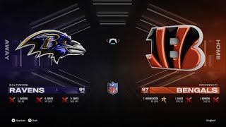 Baltimore Ravens at Cincinnati Bengals [upl. by Latsirc]