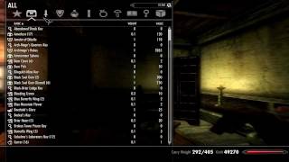 Skyrim Inventory Mod  SkyUI  Best UI mod [upl. by Sirromal620]