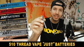 JUST Batteries  Vape Pen Battery by JustCBD 400 mAh 510 thread battery w Variable Voltage [upl. by Doowrehs]