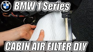 Cabin Air Filter Replacement  Pollen Filter DIY  BMW 1 series F20 [upl. by Olivia]