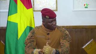 Rtb  Entretien avec le Président de la Transition Chef de lEtat le Capitaine Ibrahim TRAORE [upl. by Adnilem880]