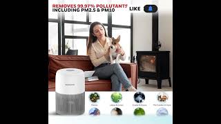 Honeywell Air Purifier for Home amp Office 3in1 filter  PreFilter H13 HEPA Filtershortvideo [upl. by Orazio]