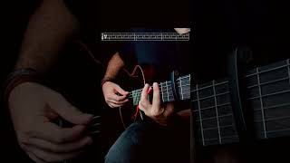 Moonlight Sonata  Beethoven guitar guitartutorial shorts [upl. by Asilec367]