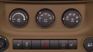 Automatic Climate ControlsUsing automatic temperature control on 2017 Jeep Wrangler [upl. by Einapets]