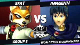 SWT Championship Group E  SFAT Fox Vs Inngenn Marth SSBM Melee Tournament [upl. by Eirolam]