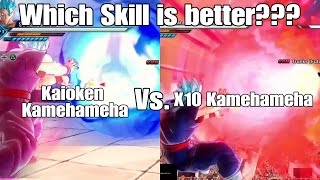 Xenoverse 2 Skill Test X20 Kaioken Kamehameha vs Super Black kamehameha [upl. by Aropizt]